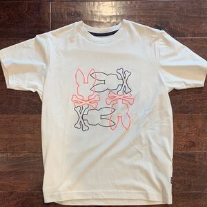 Psycho Bunny Cream Graphic Tee